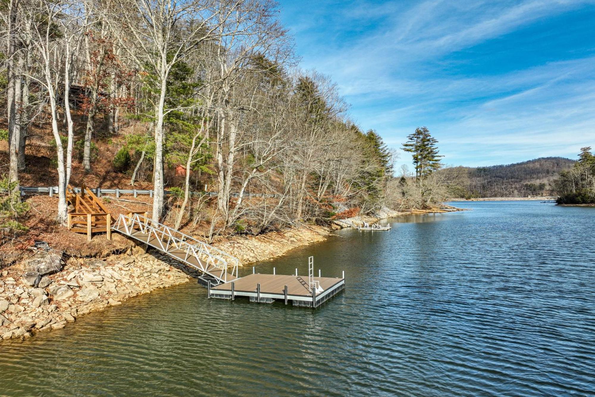 Lakeside Cashiers Cabin With Private Boat Dock! Cullowhee المظهر الخارجي الصورة